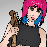 How to Create a Rock Girl with "Beautiful Strokes" in Adobe Illustrator CS5 – Vector Premium Tutorial