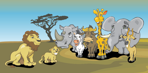 8-vector-african-animals