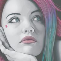 Creating a Portrait Using Only Four Colors!
