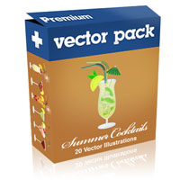 Premium Vector Pack – Summer Cocktails