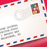 Quick Tip: How to make a Classic Air Mail Envelope with Adobe Illustrator