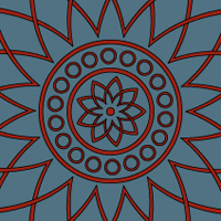 Quick Tip: How to Create a Two Color Mandala with a Pattern Brush