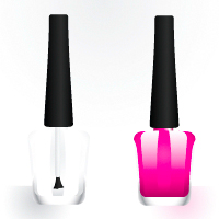 How to Create a Nail Polish Bottle with Basic Shapes and Gradients