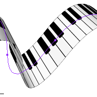 Quick Tip: Create a Piano Keyboard Ribbon Using 3D Effects