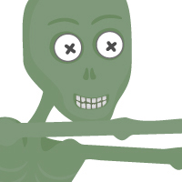 Create a Cheeky Zombie with Basic Shapes and the Shape Builder Tool