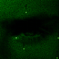 Create a Sci-Fi, Vector Portrait Made of Symbols
