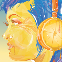 Create a Sparkly Female Portrait in Illustrator