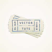 Create a Vector Ticket Icon in Illustrator