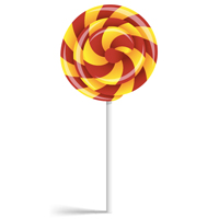 Create a Swirly Lollipop Using the Spiral Tool