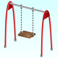 Create a Childrens Swing using Clipping Masks and Blends