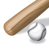 How to Create a Vector Baseball Bat and Ball