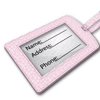 Create a Cute, Stylized Suitcase Tag in Pink