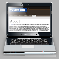 How to Create a Shiny, Vector Laptop