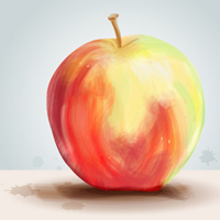 Create a Painterly Apple with Illustrator CS5’s new Bristle Brush
