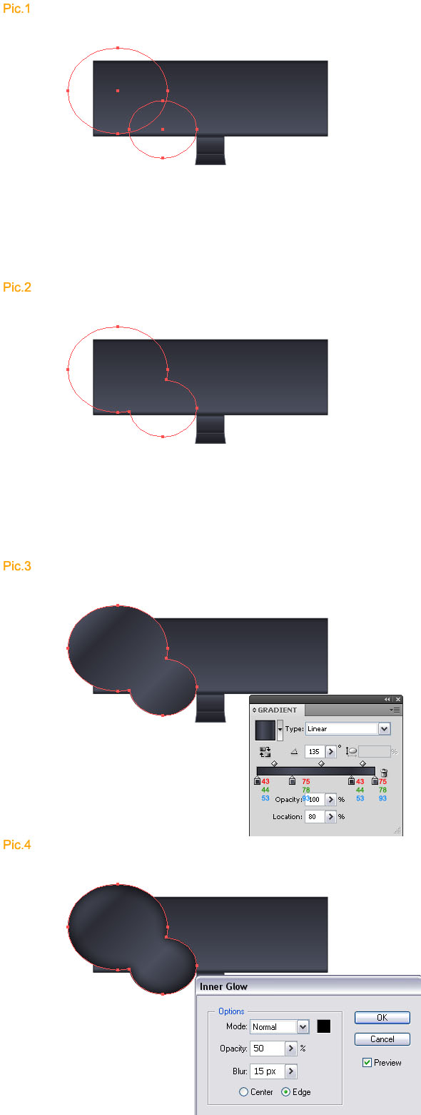 Working with Ellipses and Inner Glow