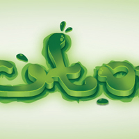 Create a Green Viscous Text Effect