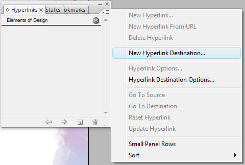 Step 1 - Named Destinations