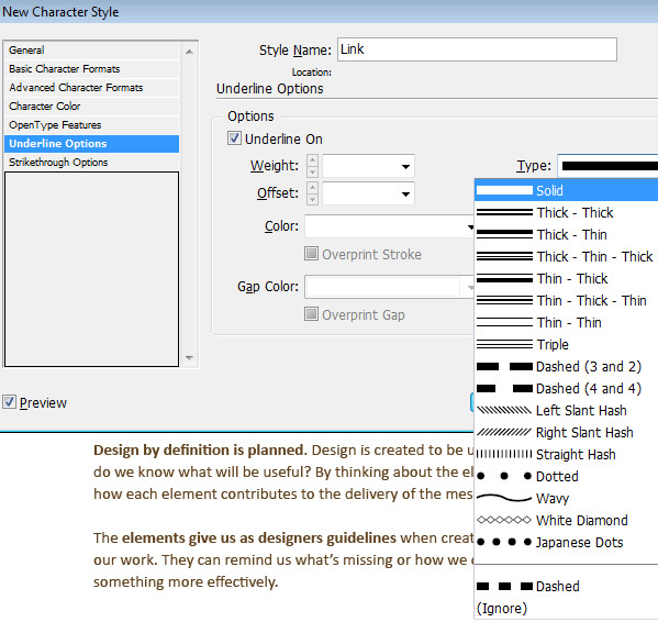 Step 3 - Character Style