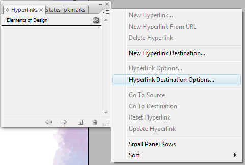 Step 3 - Editing a Hyperlink Destination