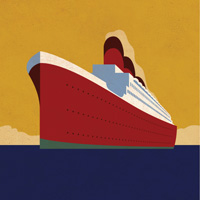 How to Create a Vintage Ocean Liner Poster