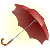 Use a Basic Polygon, 3D Rotate & Gradients to Illustrate an Umbrella